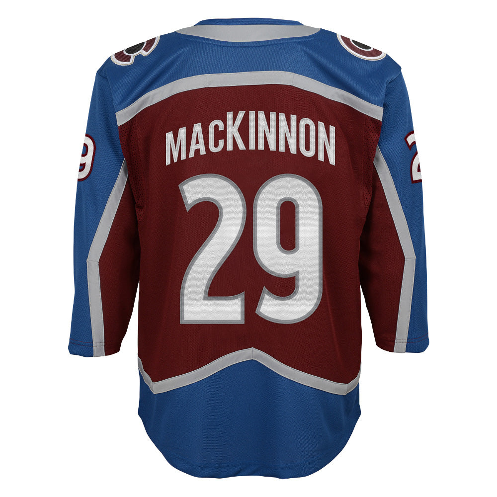 COLORADO AVALANCHE NATHAN MACKINNON YOUTH PREMIER JERSEY
