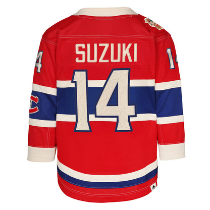 Outerstuff Montreal Canadiens Nick Suzuki 2026 Heritage Classic Youth Red Jersey