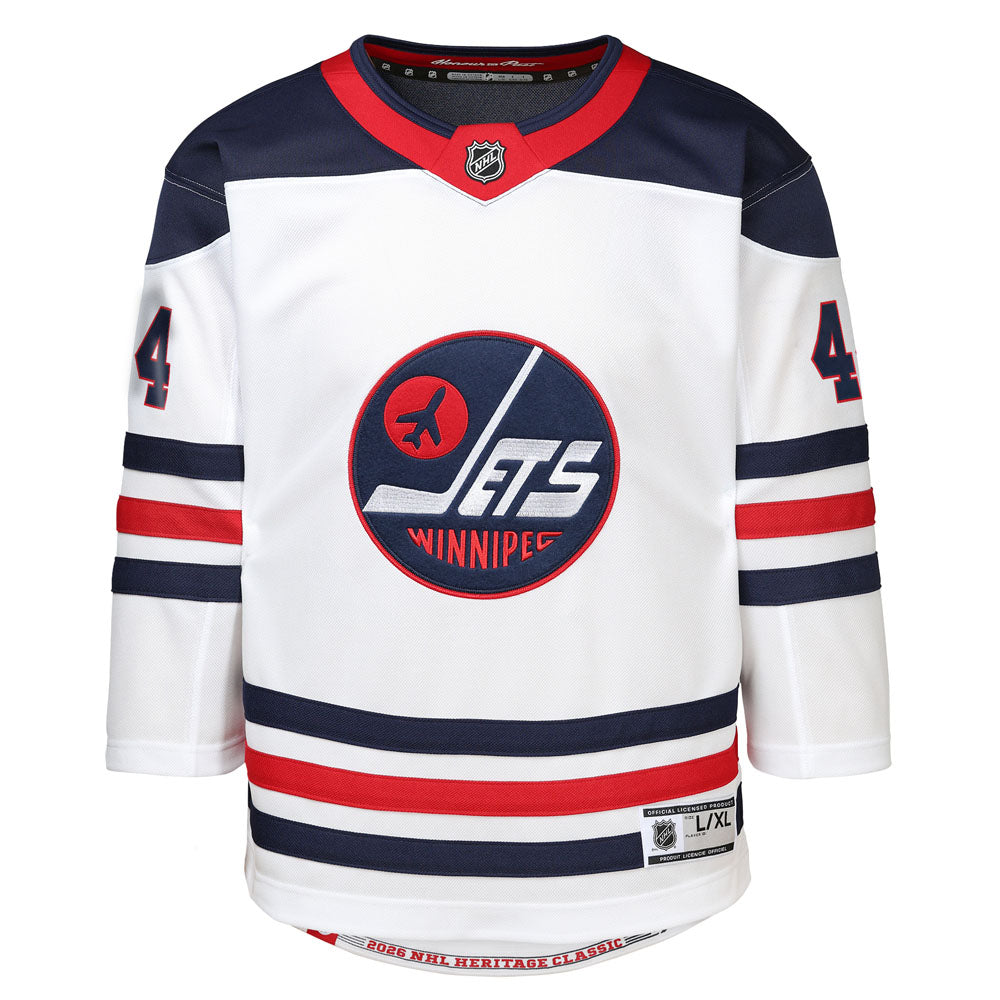 Outerstuff Winnipeg Jets Josh Morrissey 2026 Heritage Classic Youth White Jersey
