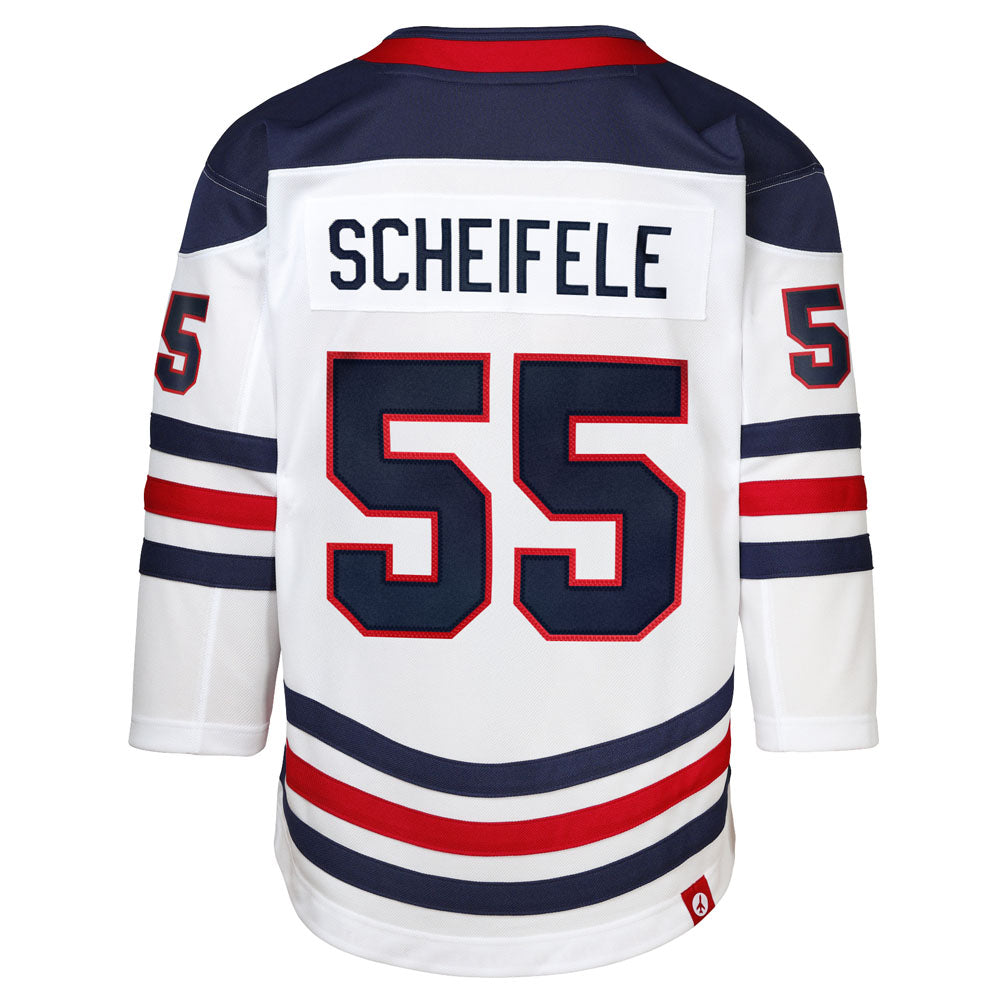 Outerstuff Winnipeg Jets Mark Scheifele 2026 Heritage Classic Youth White Jersey