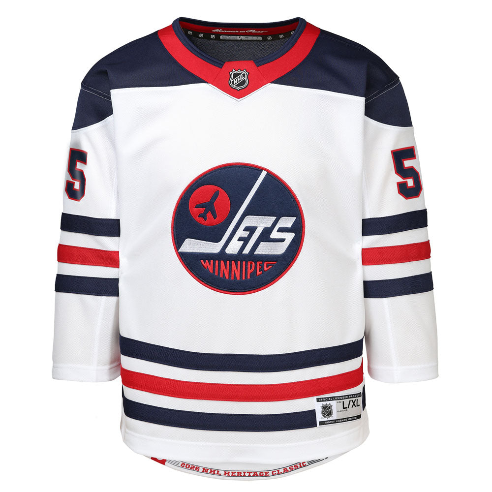 Outerstuff Winnipeg Jets Mark Scheifele 2026 Heritage Classic Youth White Jersey