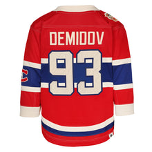 Outerstuff Montreal Canadiens Ivan Demidov 2026 Heritage Classic Children's Red Jersey