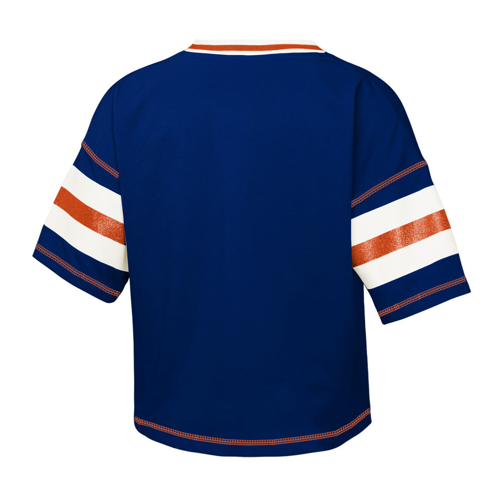 Outerstuff Edmonton Oilers Goal Getter Girl's Jersey T Shirt