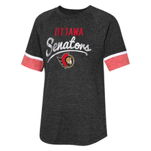 Outerstuff Ottawa Senators Conqueress Girl's Black T Shirt