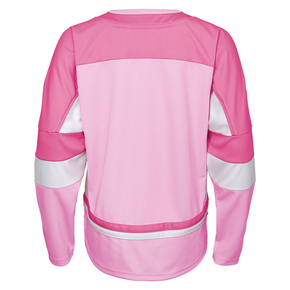Outerstuff Montreal Canadiens Youth Pink Fashion Jersey