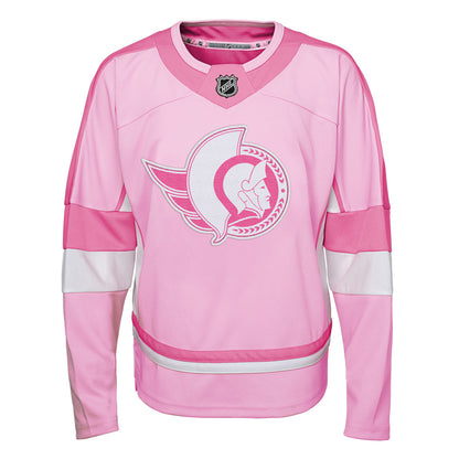 Outerstuff Ottawa Senators Girl's Pink Fashion Jersey