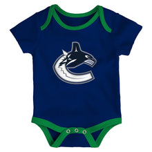 Outerstuff Vancouver Canucks Triple Header Infant Creeper Set - 3 Pack