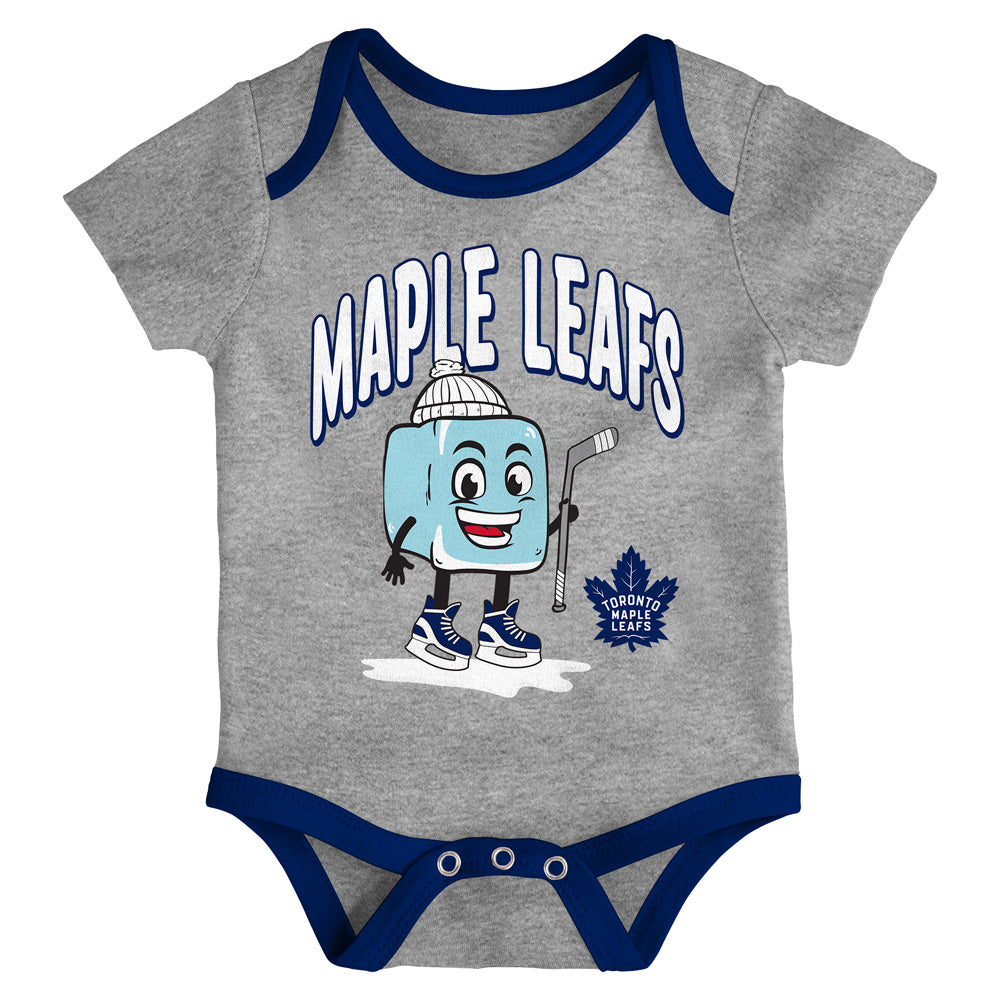 Outerstuff Toronto Maple Leafs Triple Header Infant Creeper Set - 3 Pack
