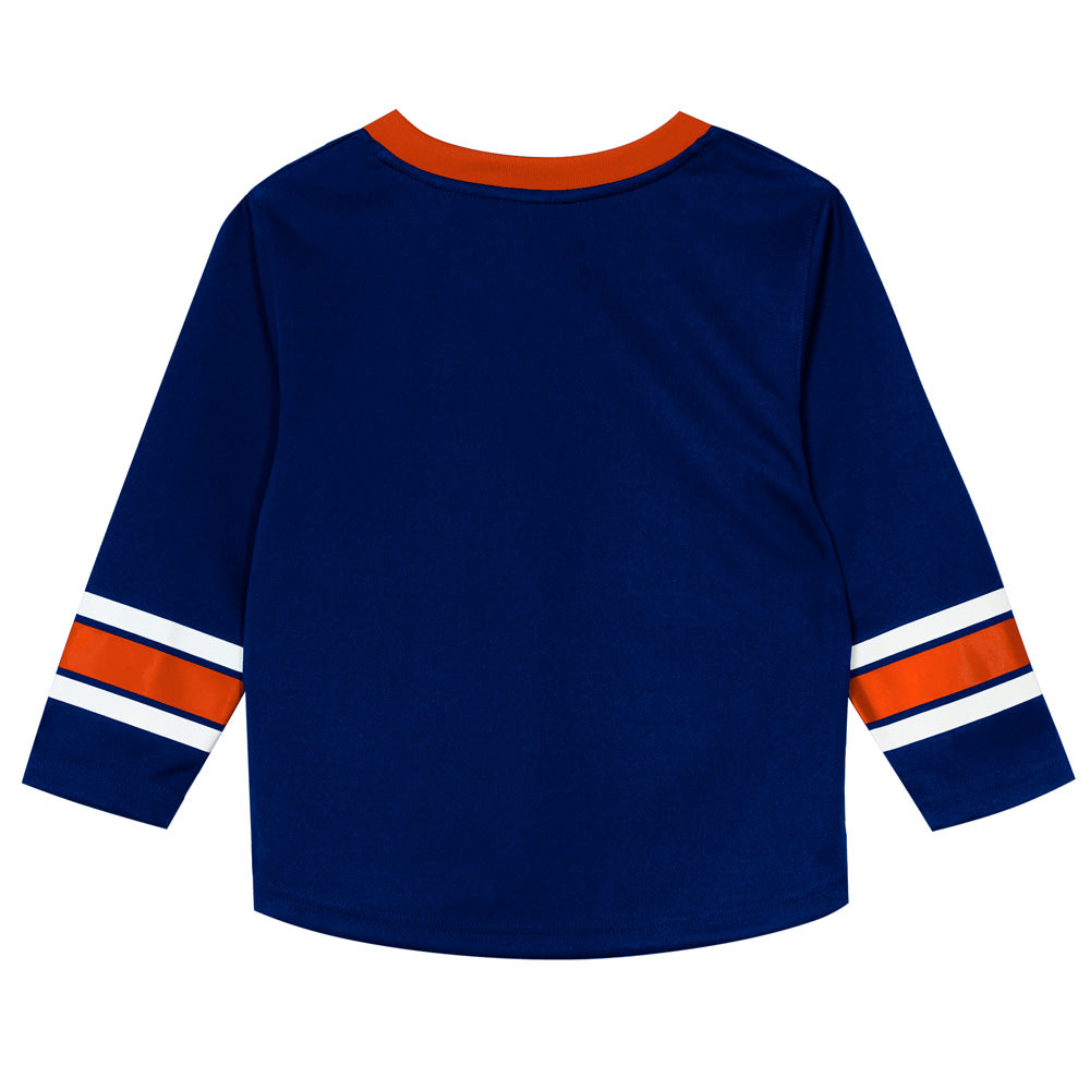 Outerstuff Edmonton Oilers Denting The Net Infant Shirt & Pants Set