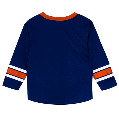 Outerstuff Edmonton Oilers Denting The Net Infant Shirt & Pants Set
