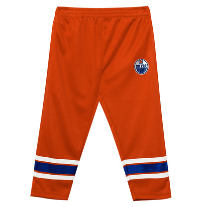 Outerstuff Edmonton Oilers Denting The Net Infant Shirt & Pants Set