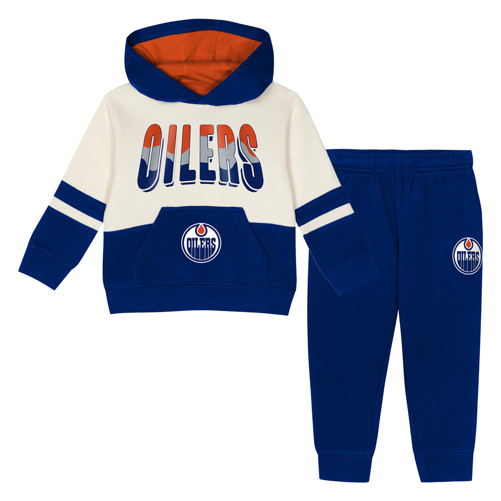 Outerstuff Edmonton Oilers Chants & Cheers Infant Fleece Hoodie & Pants Set