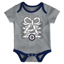 WINNIPEG JETS INFANT 5 ON 3 CREEPER - 3 PACK