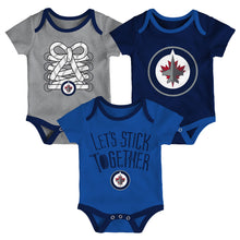 WINNIPEG JETS INFANT 5 ON 3 CREEPER - 3 PACK