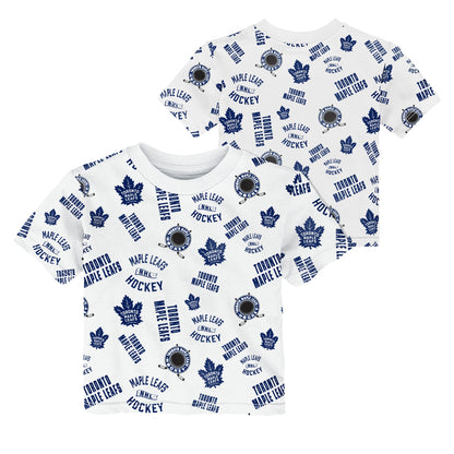 Toddler Toronto Maple Leafs Run Down Short Sleeve T-Shirt