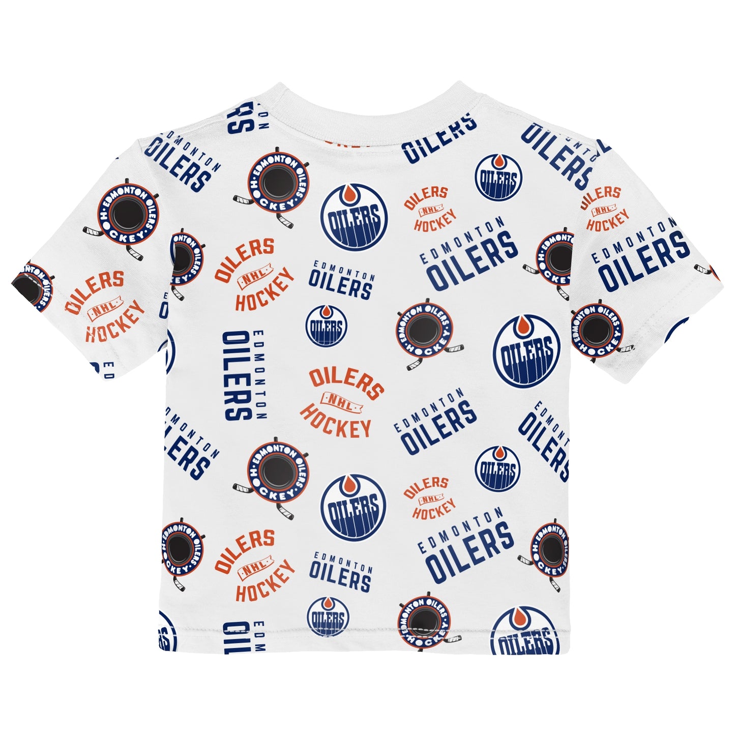 Edmonton Oilers Toddler Run Down Short Sleeve T-Shirt