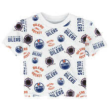 Edmonton Oilers Toddler Run Down Short Sleeve T-Shirt