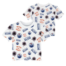 Edmonton Oilers Toddler Run Down Short Sleeve T-Shirt