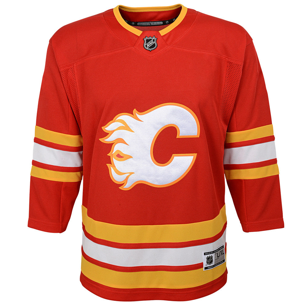 CALGARY FLAMES TODDLER PREMIER HOME JERSEY