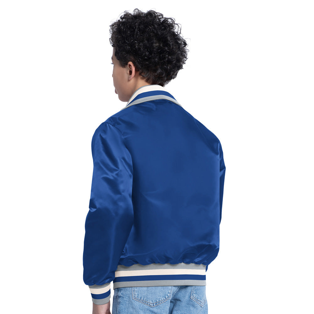 Starter Toronto Maple Leafs Captain Youth Blue Satin Jacket