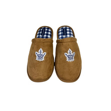 Toronto Maple Leafs Suede Scuff Brown Slippers