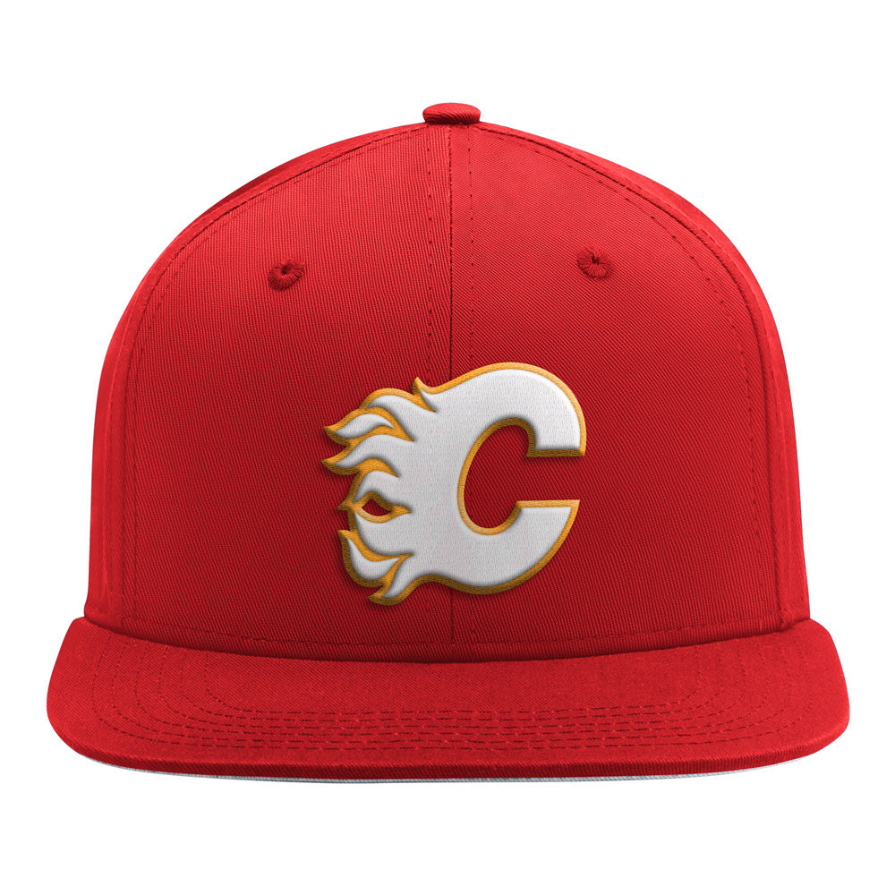 Starter Calgary Flames Team Classic Red Snapback Hat