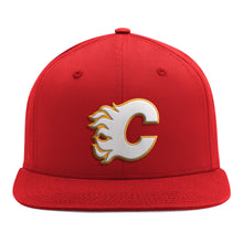 Starter Calgary Flames Team Classic Red Snapback Hat