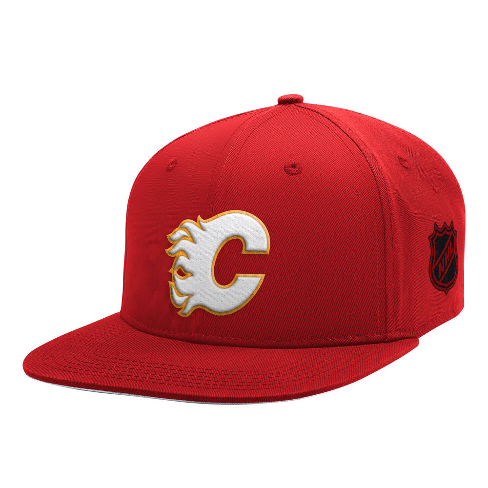 Starter Calgary Flames Team Classic Red Snapback Hat
