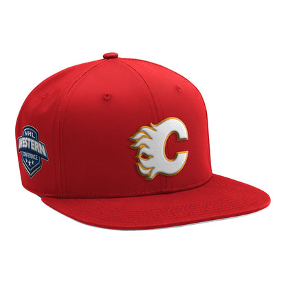 Starter Calgary Flames Team Classic Red Snapback Hat