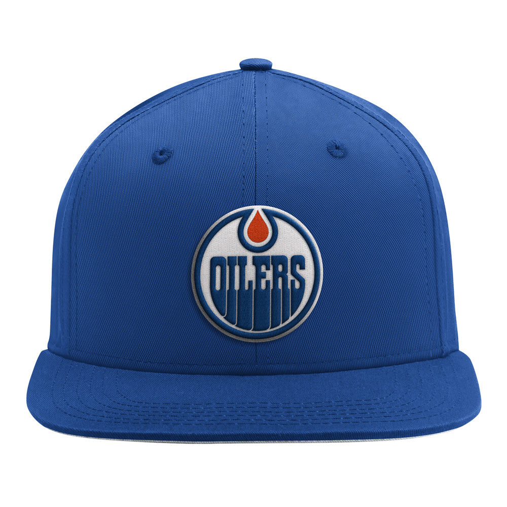 Starter Edmonton Oilers Team Classic Blue Snapback Hat
