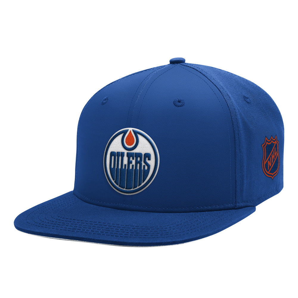 Starter Edmonton Oilers Team Classic Blue Snapback Hat