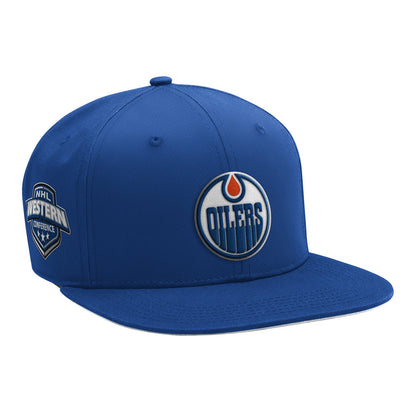 Starter Edmonton Oilers Team Classic Blue Snapback Hat