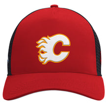 Starter Calgary Flames Team Trailer Red Snapback Hat