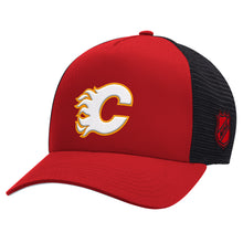 Starter Calgary Flames Team Trailer Red Snapback Hat