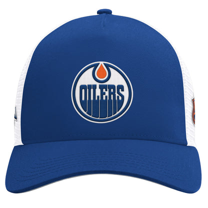 Starter Edmonton Oilers Team Trailer Blue Hat