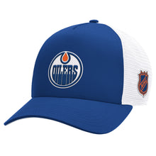 Starter Edmonton Oilers Team Trailer Blue Hat