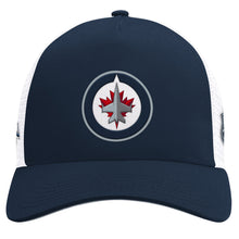 Starter Winnipeg Jets Team Trailer Navy Snapback Hat