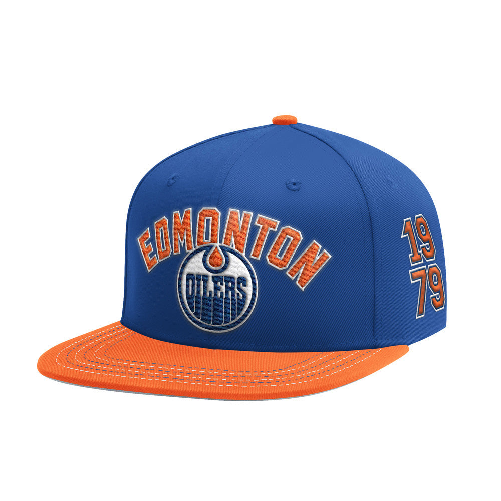 Starter Edmonton Oilers Locker Room Blue Hat