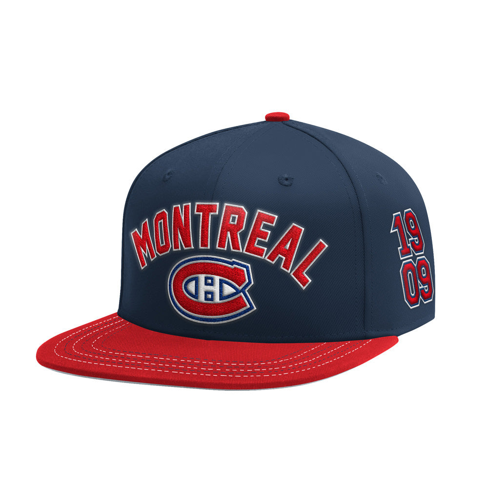Montreal Canadiens Starter Lockerroom Flatbrim Snapback Hat