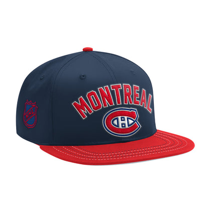 Montreal Canadiens Starter Lockerroom Flatbrim Snapback Hat