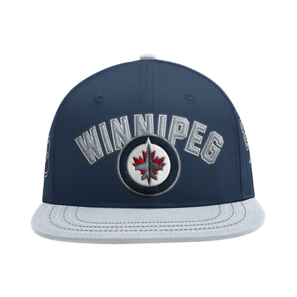 Starter Winnipeg Jets Locker Room Navy Snapback Hat