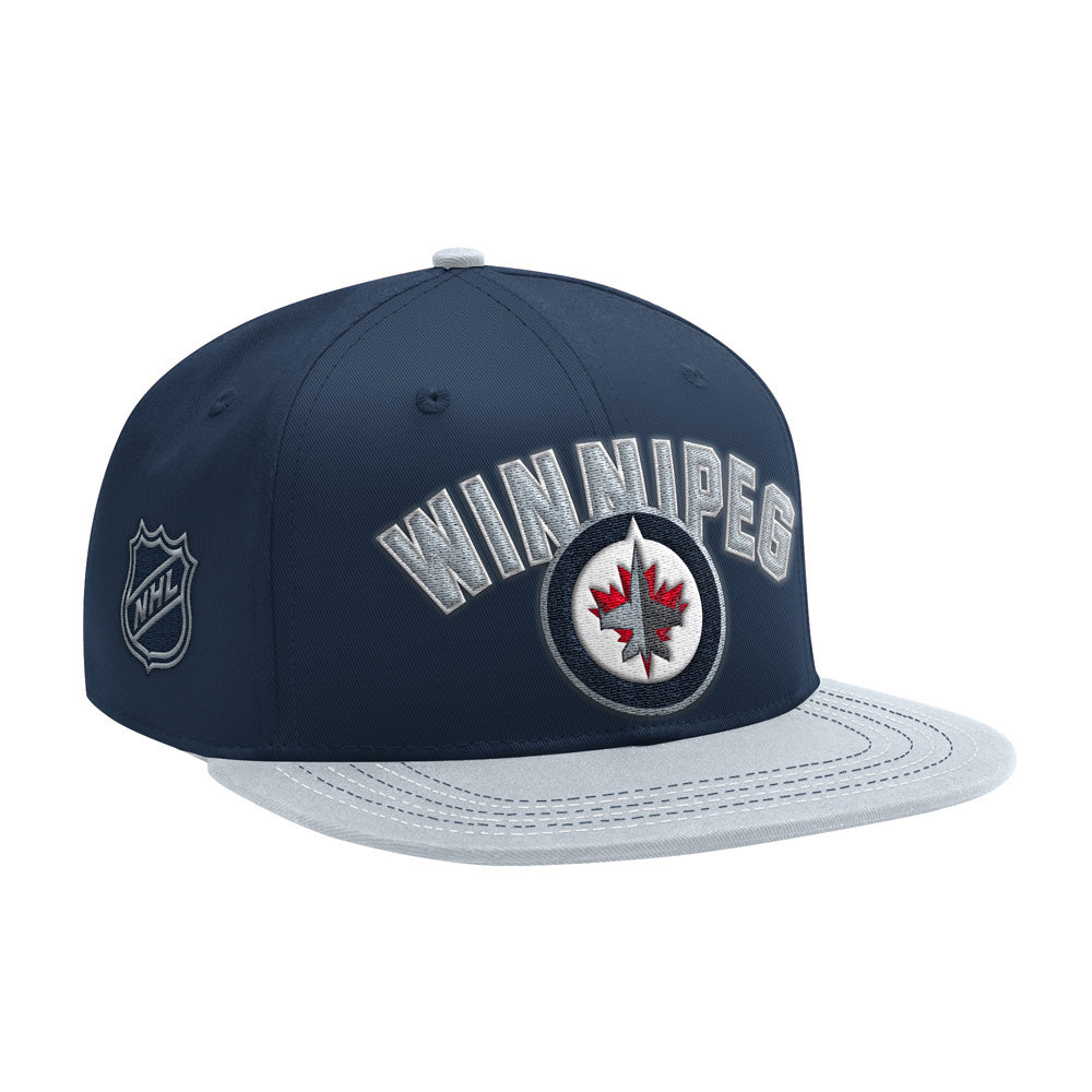 Starter Winnipeg Jets Locker Room Navy Snapback Hat