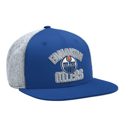 Edmonton Oilers Starter Melton Wool Snapback Hat