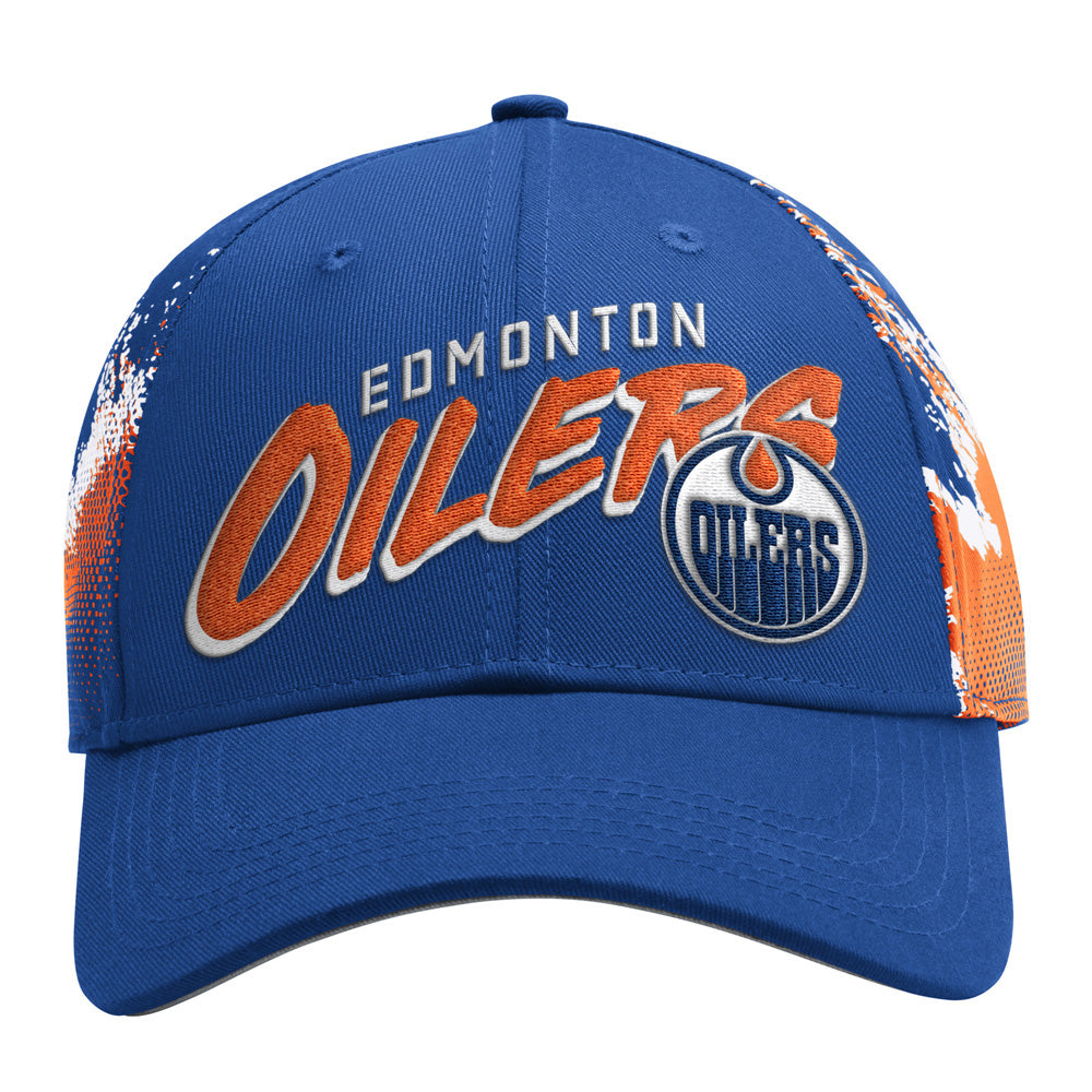 Edmonton Oilers Starter Splash Curved Brim Snapback Hat