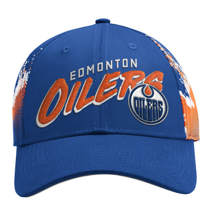 Edmonton Oilers Starter Splash Curved Brim Snapback Hat