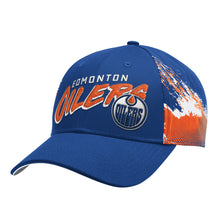 Edmonton Oilers Starter Splash Curved Brim Snapback Hat