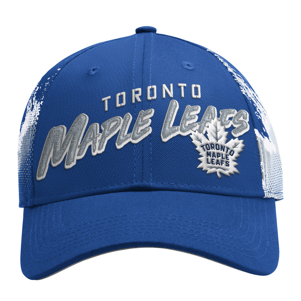 Toronto Maple Leafs Starter Splash Curved Brim Blue Hat