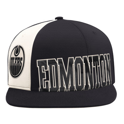 Starter Edmonton Oilers Offset Black Hat