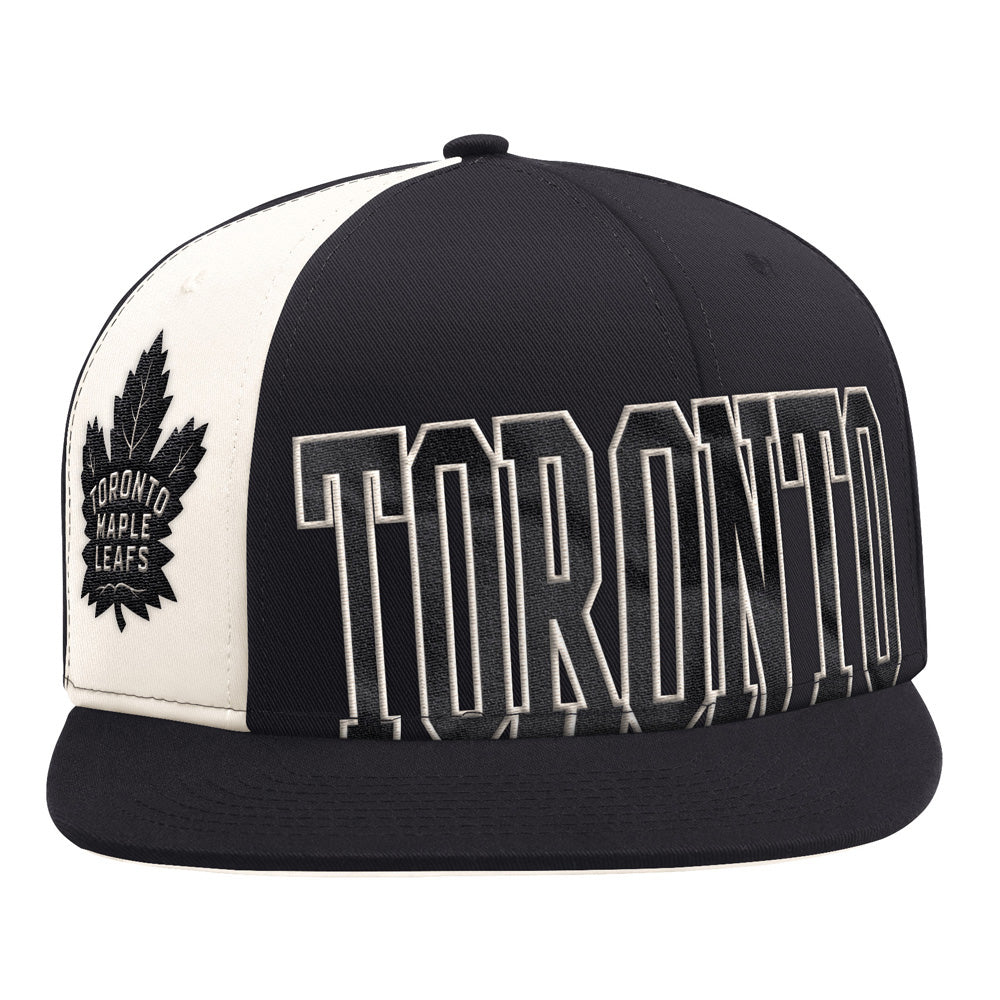 Starter Toronto Maple Leafs Offset Black Hat
