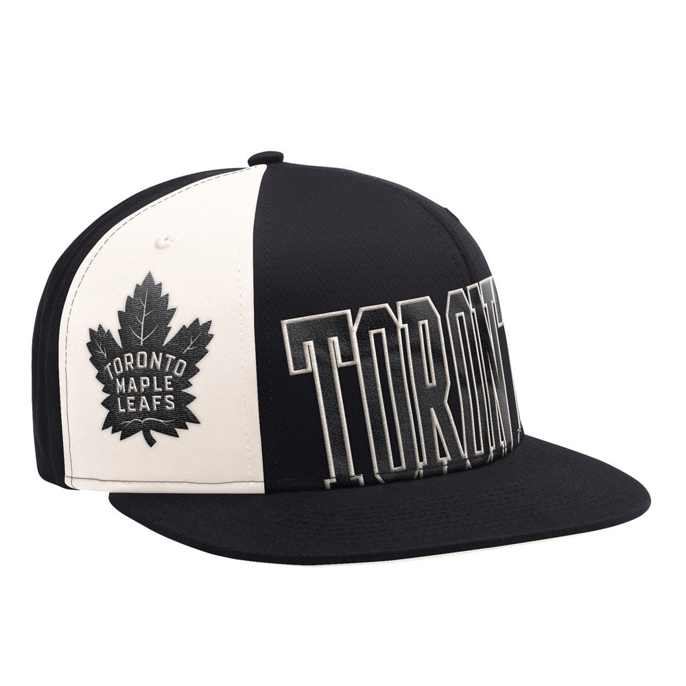 Starter Toronto Maple Leafs Offset Black Hat
